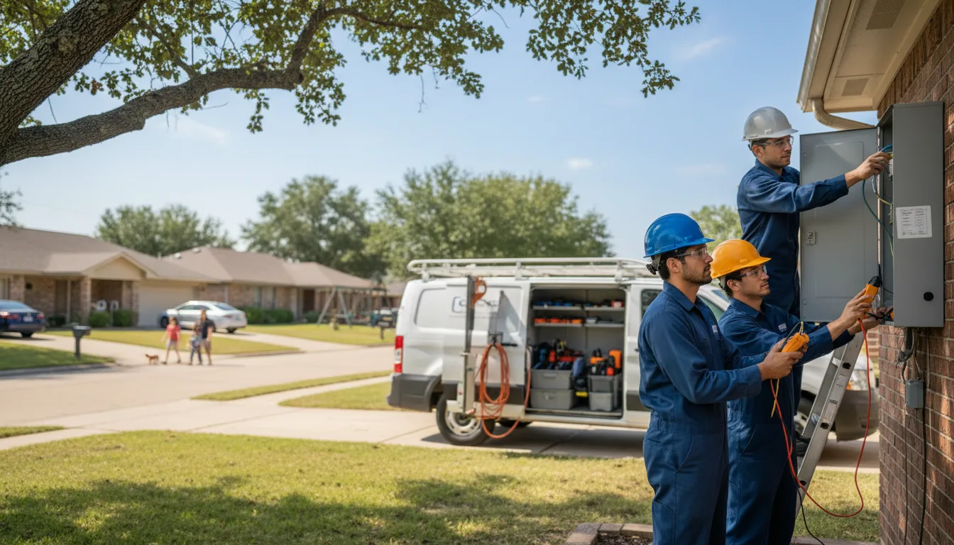 Certified electrician providing emergency electrical services in Brandt, SD